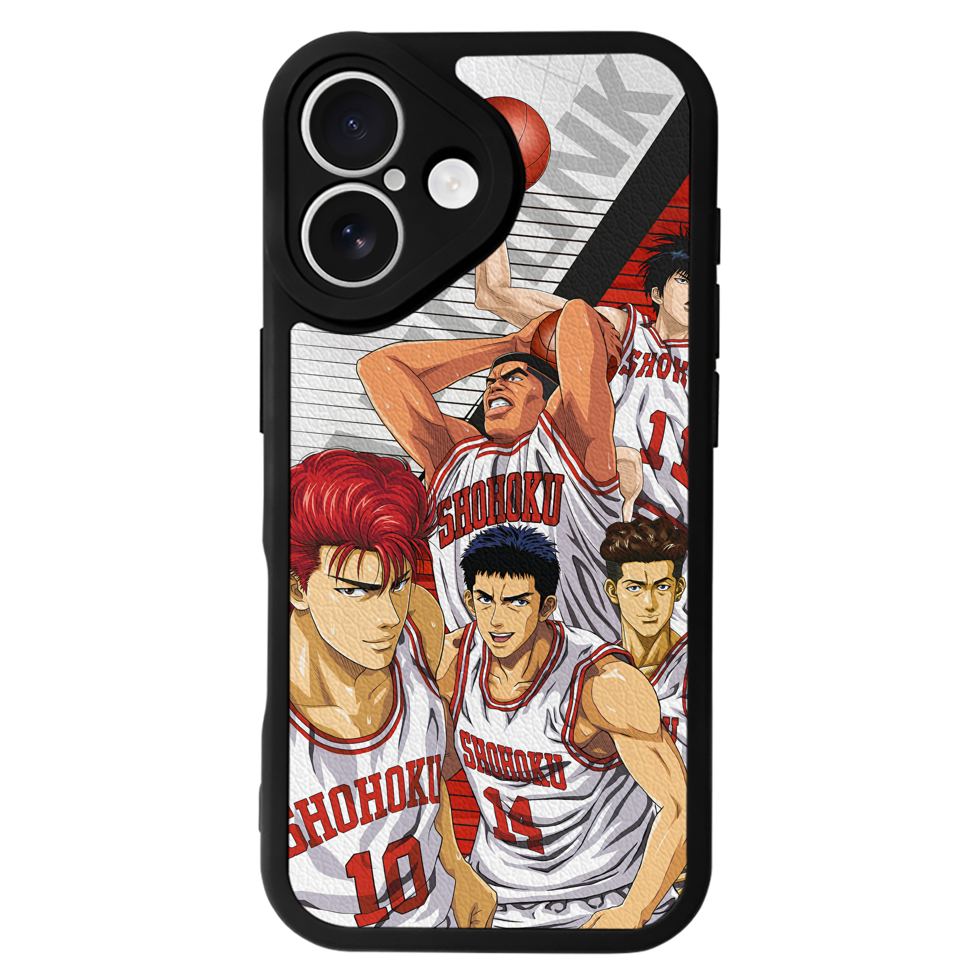（画像用） SLAM DUNK／スラムダンク 【iPhone 16シリーズ対応】シリコンスマホケース（レザー調） 材質：シリコン